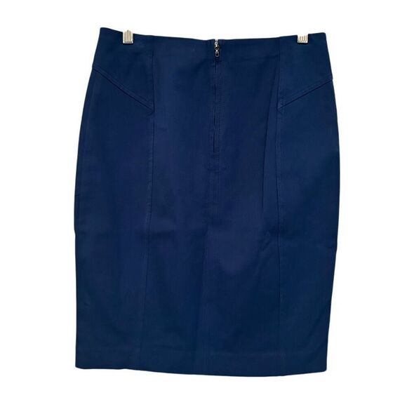 Ann Taylor blue pencil skirt- size 6 - Picture 2 of 8